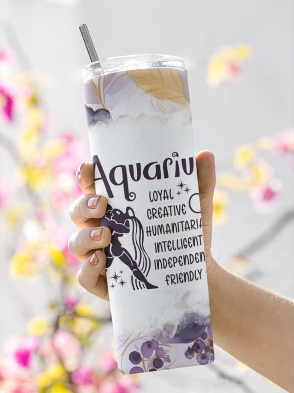 Aquarius Tumbler Bottle 20oz(590ml) - Double-Wall Insulated Stainless Steel, OEKO-TEX Certified