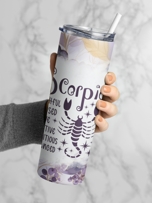 Scorpio Tumbler Bottle 20oz(590ml) - Double-Wall Insulated Stainless Steel, OEKO-TEX Certified