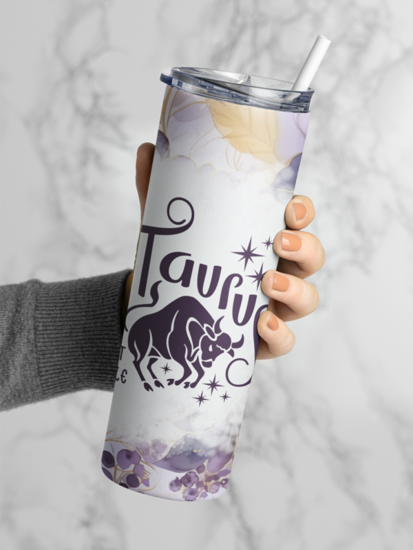 Taurus Tumbler Bottle 20oz(590ml) - Double-Wall Insulated Stainless Steel, OEKO-TEX Certified