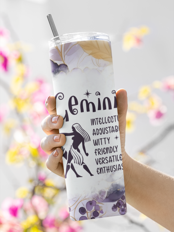 Gemini Tumbler Bottle 20oz(590ml) - Double-Wall Insulated Stainless Steel, OEKO-TEX Certified