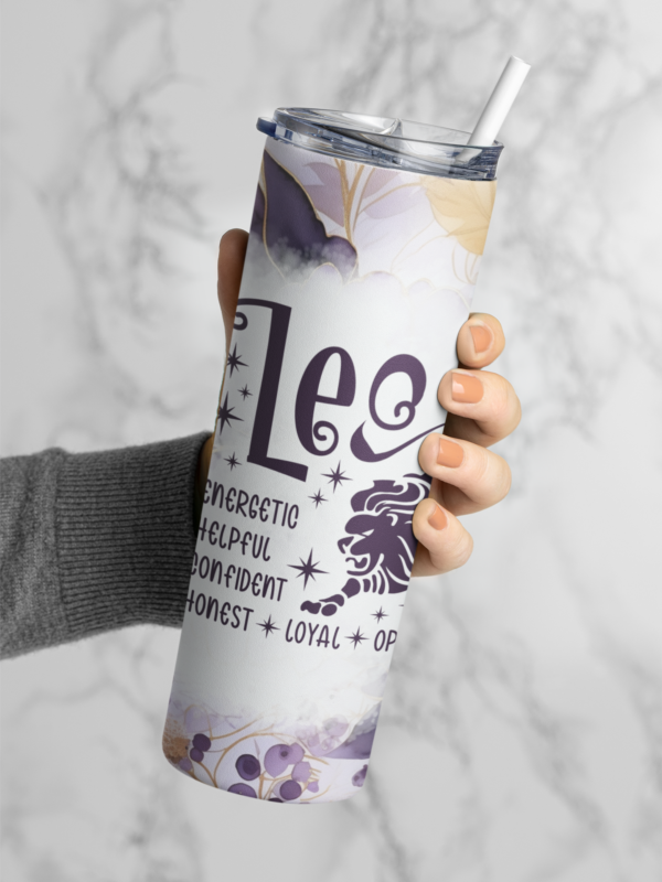 Leo Tumbler Bottle 20oz(590ml) - Double-Wall Insulated Stainless Steel, OEKO-TEX Certified