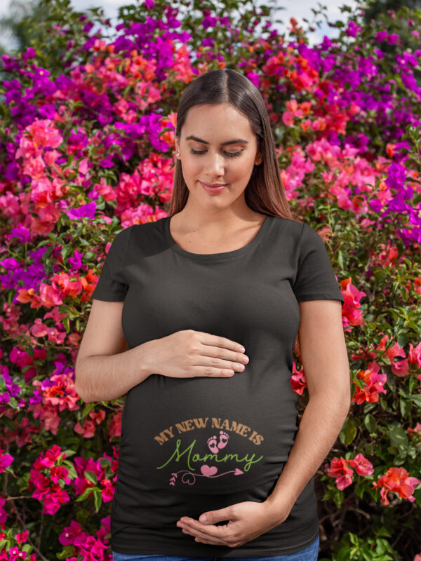 My New Name is Mommy Maternity T-Shirt - Sweet & Comfortable Pregnancy Tee