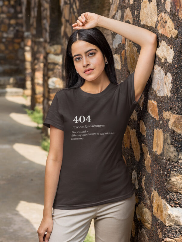 404 woments classic t shirt dheethbynature - Dheeth By Nature