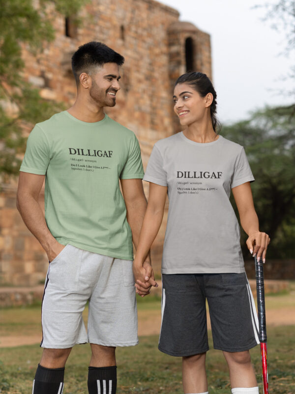 dilligaf classic crew t shirt unisex - Dheeth By Nature