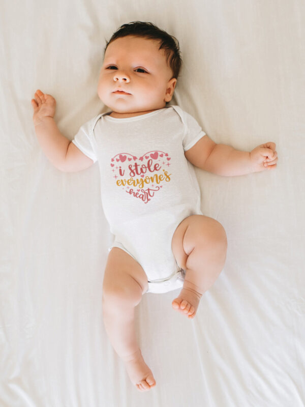 I Stole Everyone's Heart Baby Romper – Cute & Playful Onesie