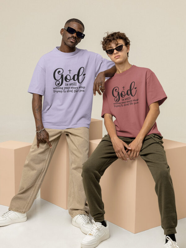 God Is Still Good Unisex Oversized Classic T-Shirt - Christian Faith-Based Graphic Tee