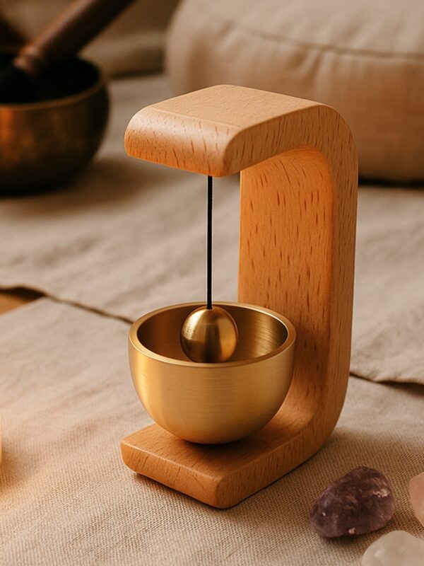 Premium Desktop Japanese-Style Zen Bell (1 Pc)