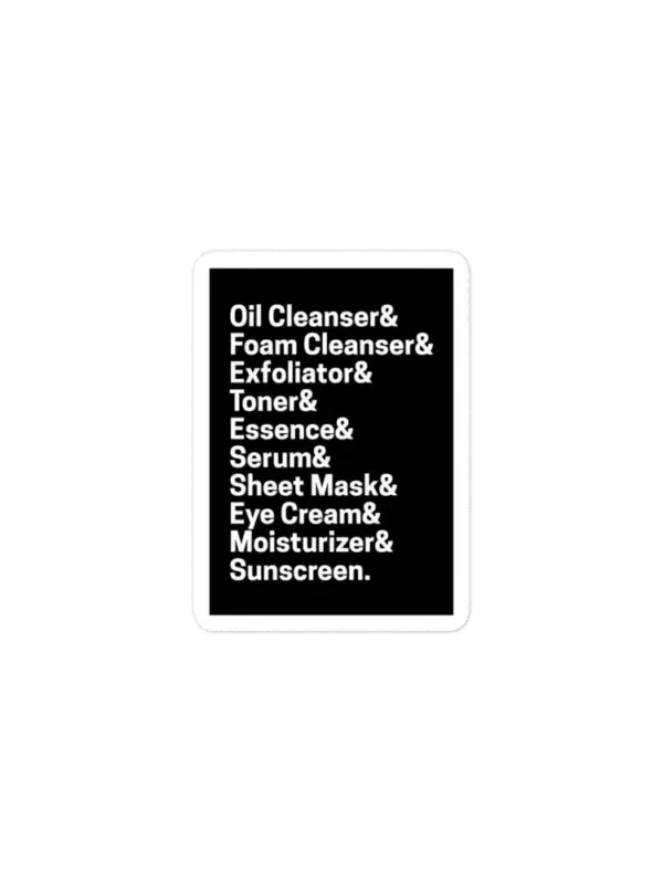 Step Korean Skincare  Sticker
