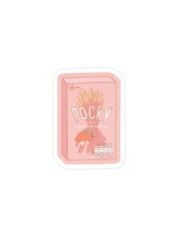 Strawberry Pocky Sticker