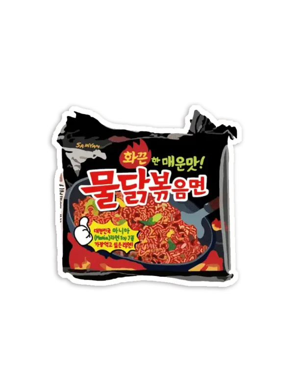 Korean Spicy Noodles  Sticker