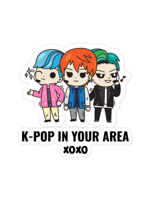K-POP in your area Sticker