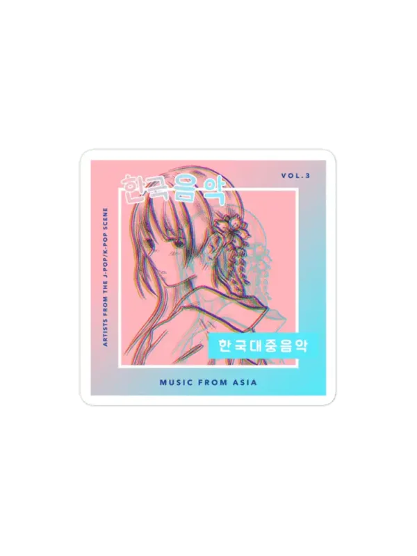 K-POP Album Cover Sticker