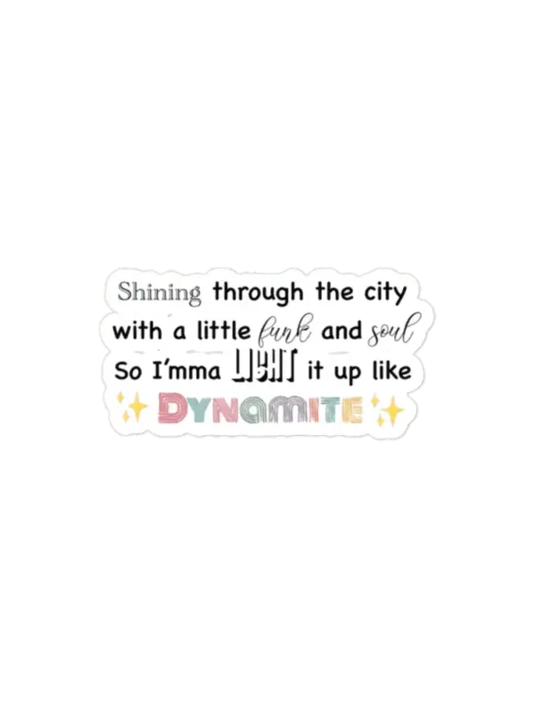 Dynamite Sticker