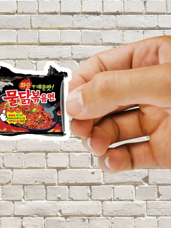 Korean Spicy Noodles Sticker - Dheeth By Nature KOREASTICKER35A 1745102001633 707272382 - Dheeth By Nature