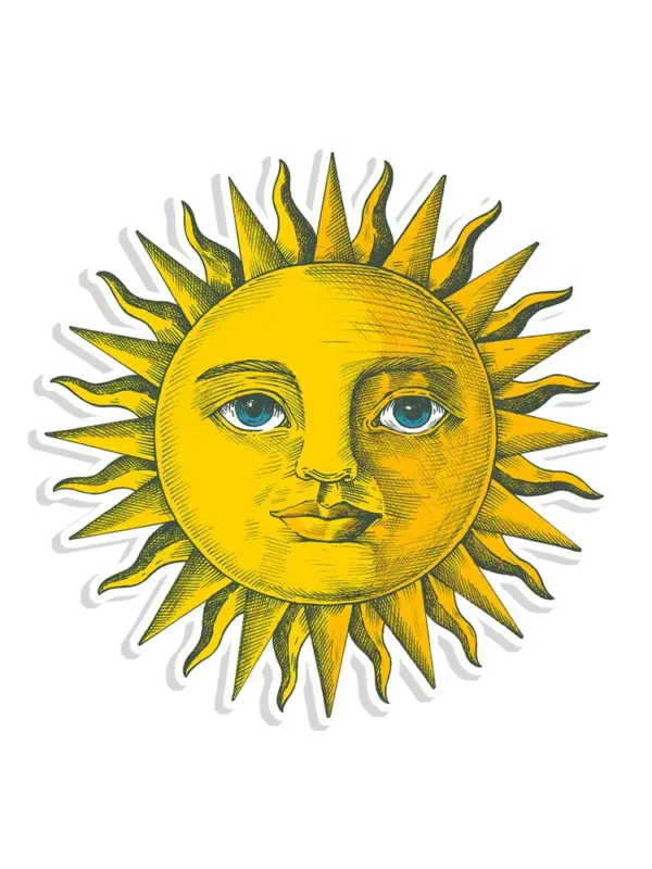 Sun Smiling Sticker