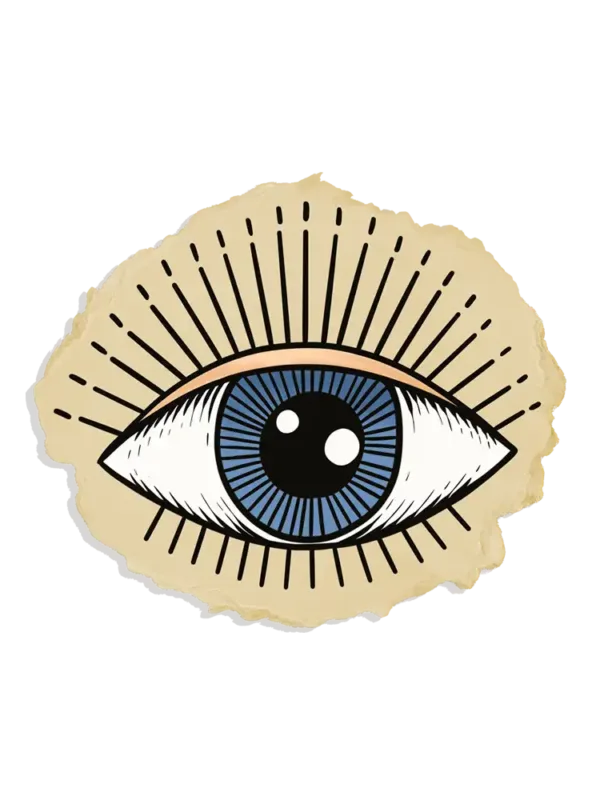 Retro Eye Sticker
