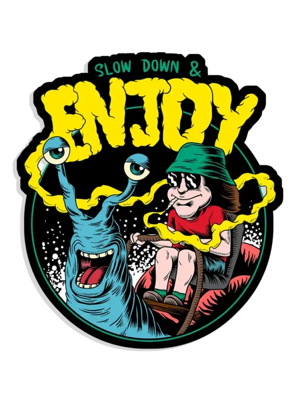 Slow down and Enjoy the Trip Sticker