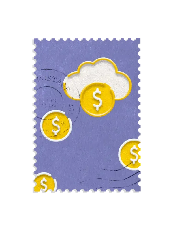 Money Finance Stamp Sticker