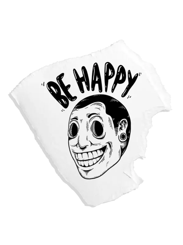 Retro Be Happy Sticker