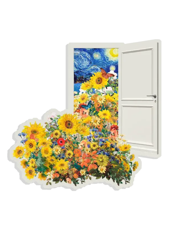 Retro Van Gogh Sticker