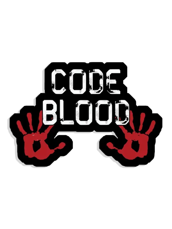 Code Blooded Sticker