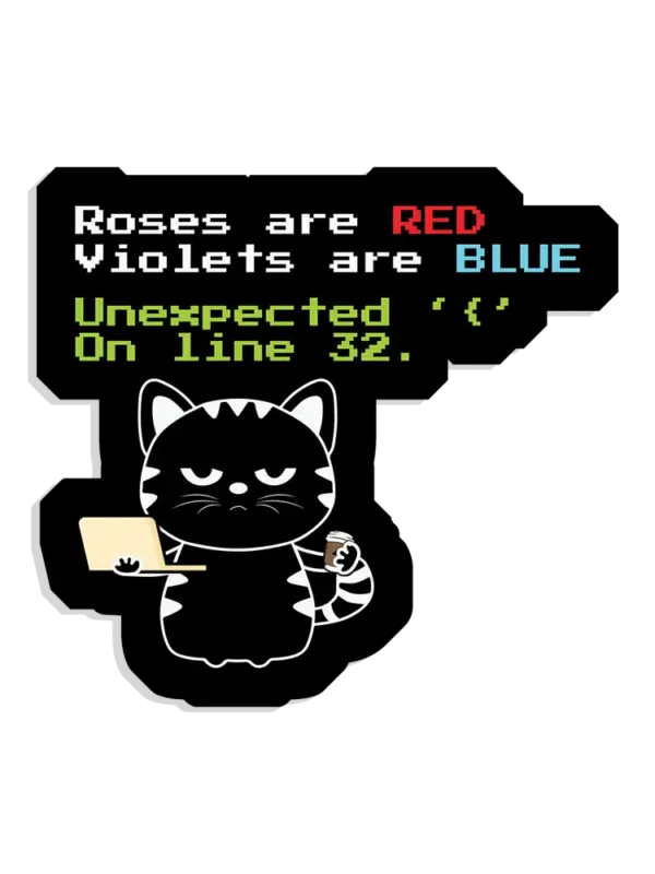 Coder Funny Sticker