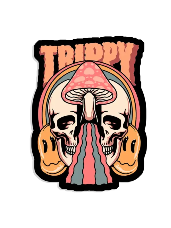 Trippy World Sticker