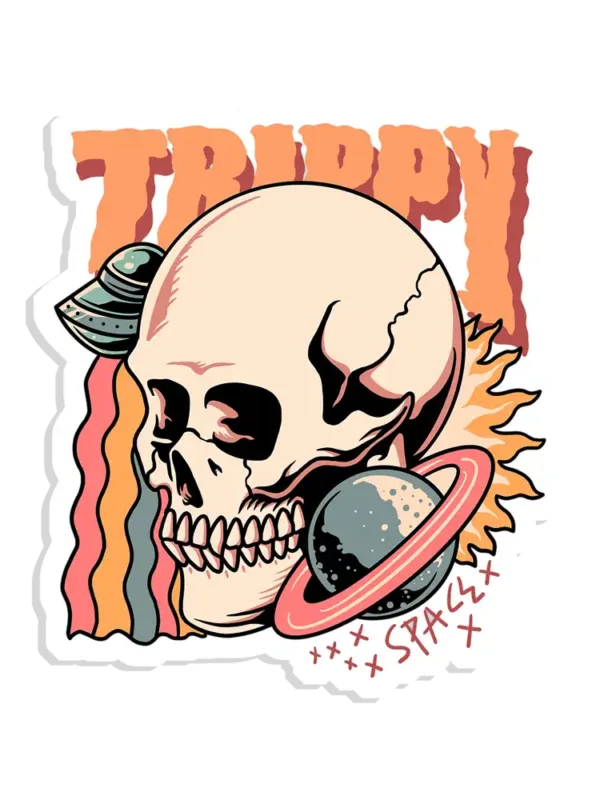 Trippy Space Sticker