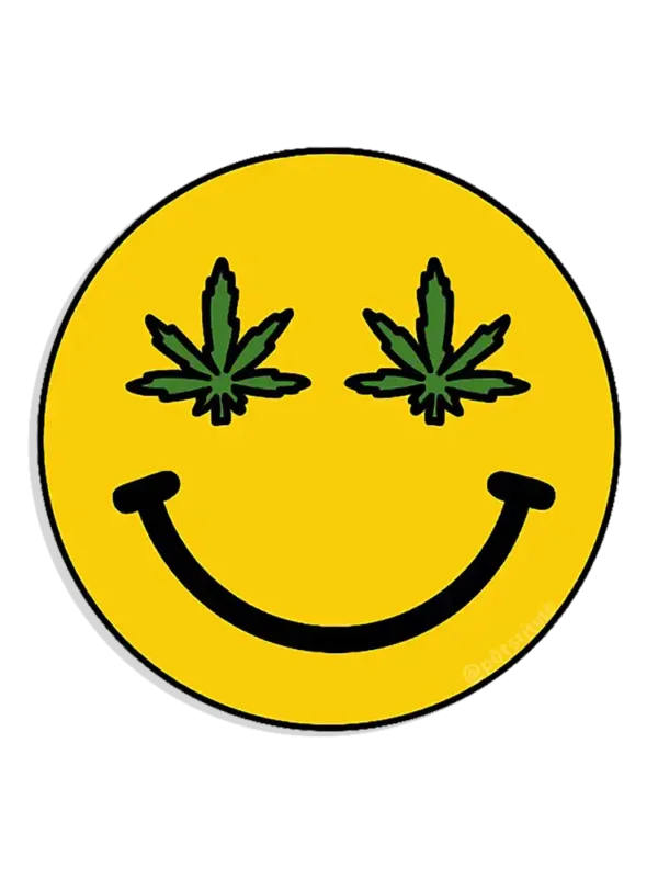 Leaf Smiley Sticker