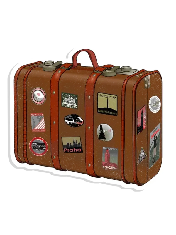 Travel Luggage Sticker