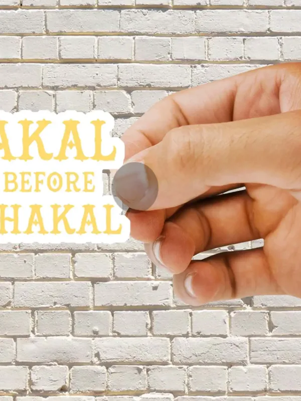 Akal Before Shakal Desi Essential Sticker - Dheeth By Nature SINGLE111A 1745101990558 596311995 - Dheeth By Nature