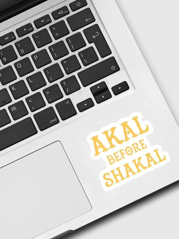 Akal Before Shakal Desi Essential Sticker - Dheeth By Nature SINGLE111B 1745101990553 748951870 - Dheeth By Nature