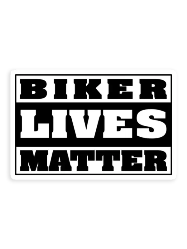 Biker Lives Matter Car Sticker