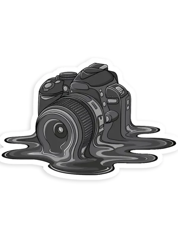 Camera Melt Sticker