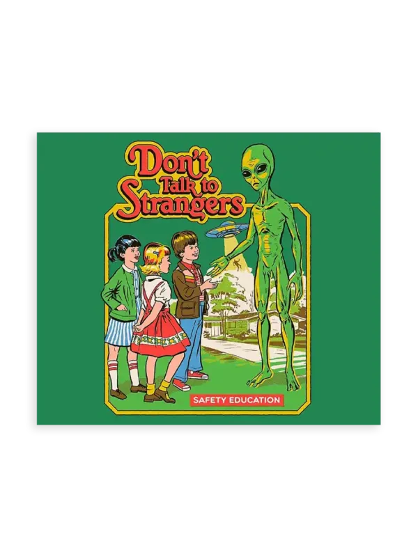 Don't Talk To Strangers Sticker