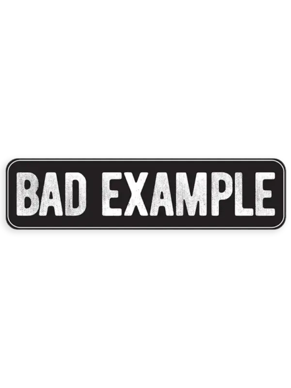 Bed Example Car Sticker