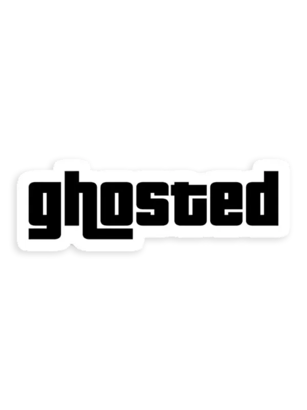 Ghosted Sticker
