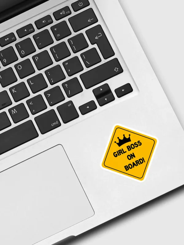 Girlboss on Board Sticker - Dheeth By Nature SINGLE1281A 1745102006829 422053701 - Dheeth By Nature
