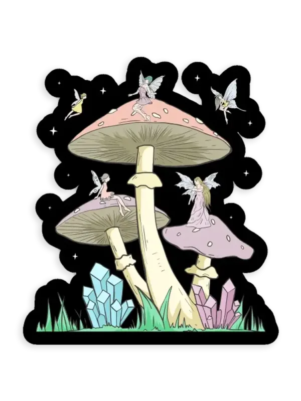 Mushroom aesthetic fairy Sticker