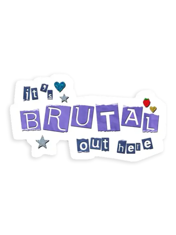 Olivia Rodrigo Brutal Sticker