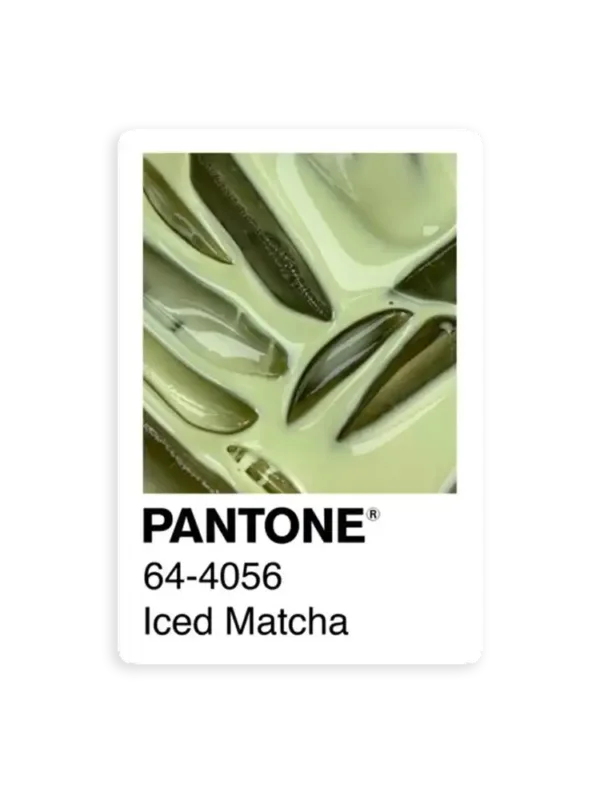 Pantone Matcha Sticker
