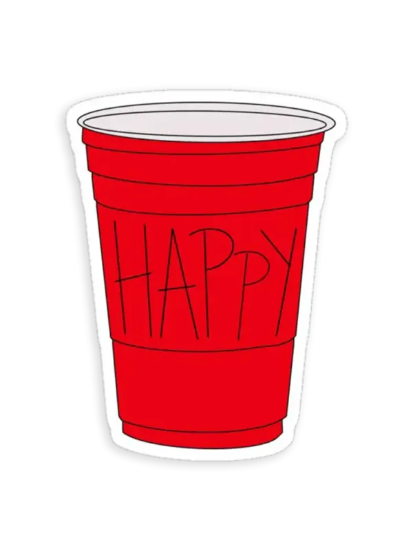 Red solo cup Sticker