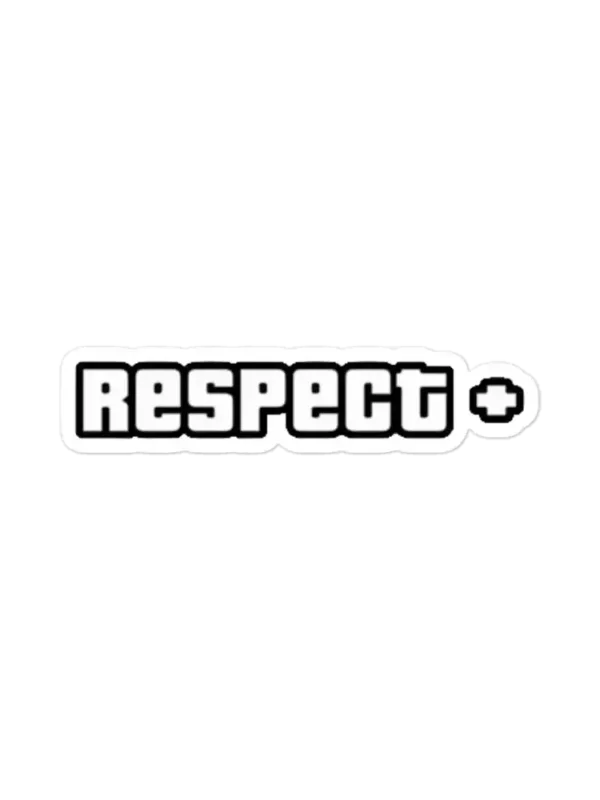 Respect + GTA Gaming Sticker