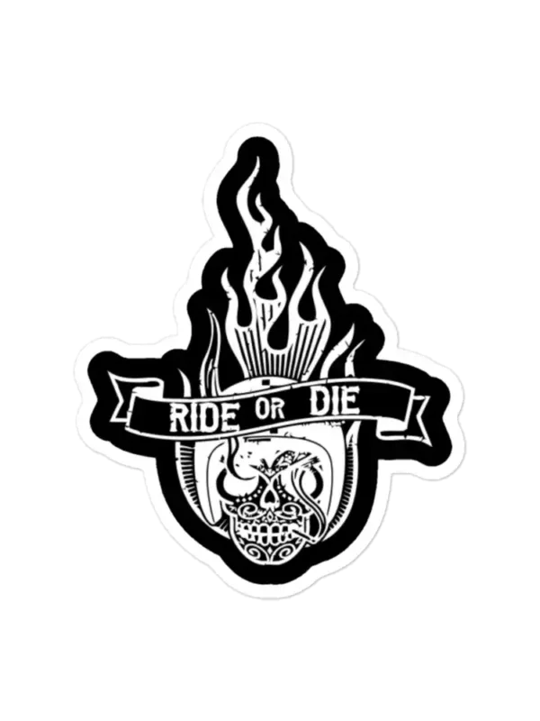 Ride or Die Car Sticker