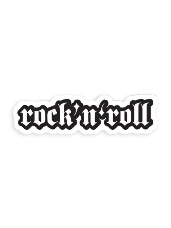 Rock and Roll - Cool Motorcycle Or Rock Sticker