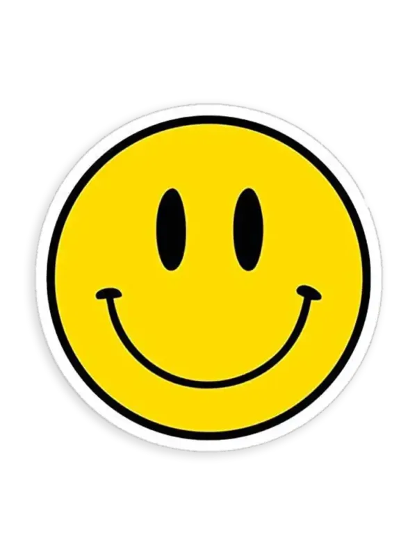 Smiley face Sticker
