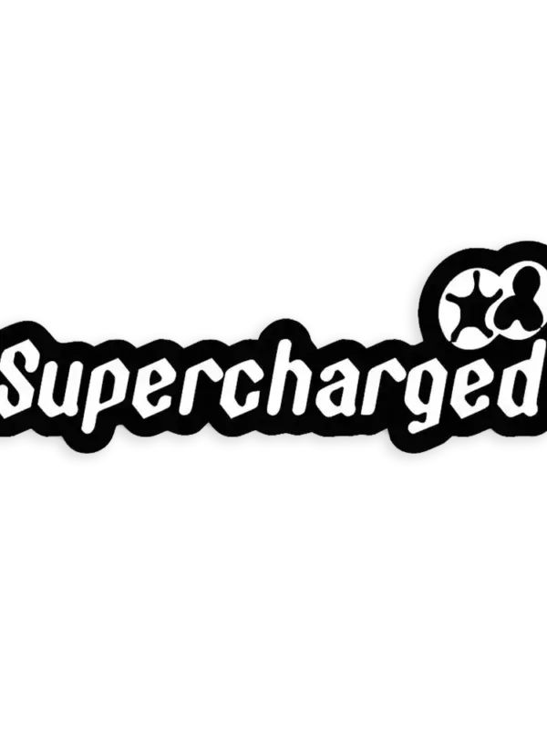 Supercharged Car Sticker