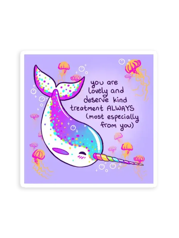 You are Lovely Rainbow Sticker