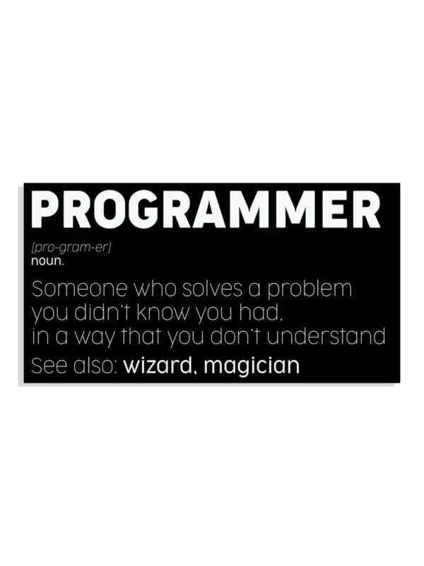 Programmer Meaning Funny Sticker