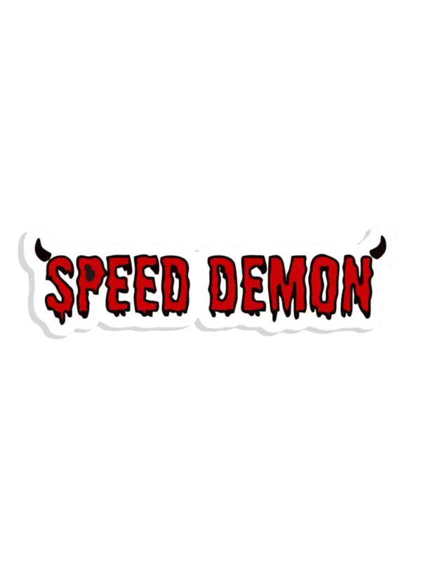 Speed Demon Sticker